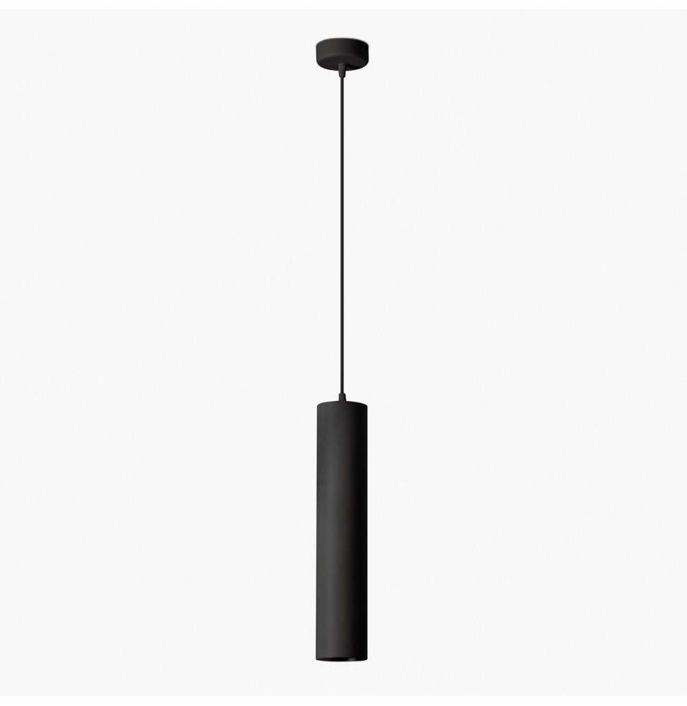 FARO - Luminaria FOST PENDANT diámetro 80 28W 38° 2700K CRI97 TRIAC negro