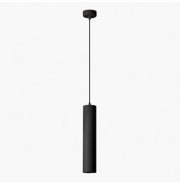 FARO - Luminaria FOST PENDANT diámetro 80 28W 23° 3000K CRI97 TRIAC negro