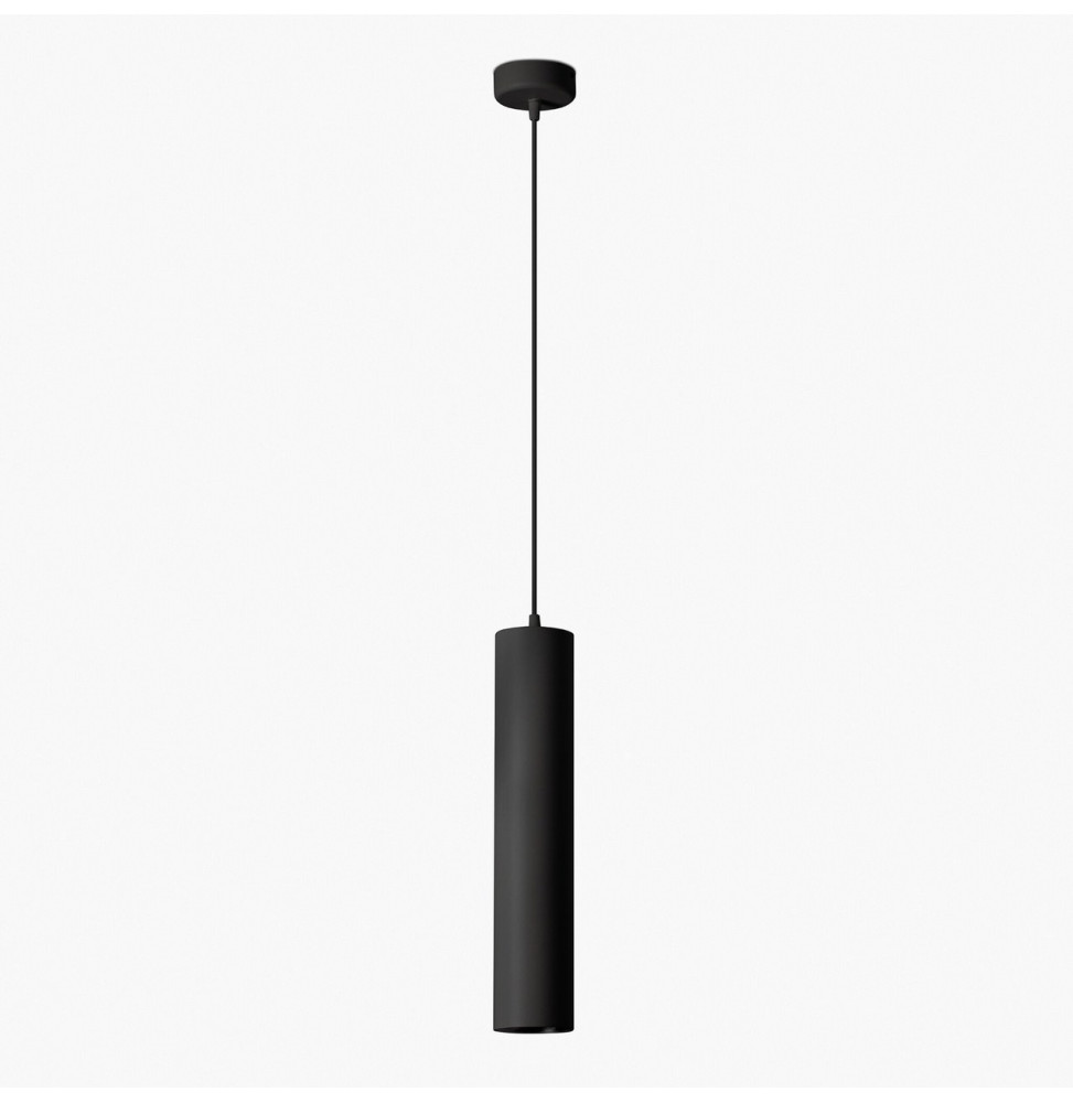 FARO - Luminaria FOST PENDANT diámetro 80 28W 18° 4000K CRI90 DALI negro
