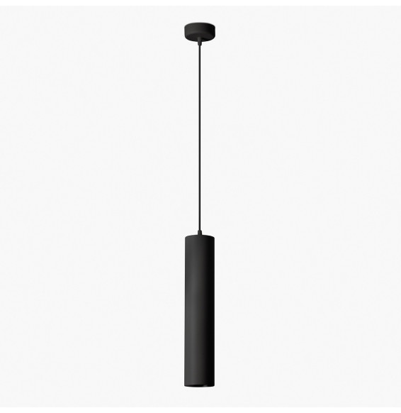 FARO - Luminaria FOST PENDANT diámetro 80 28W 18° 4000K CRI90 DALI negro