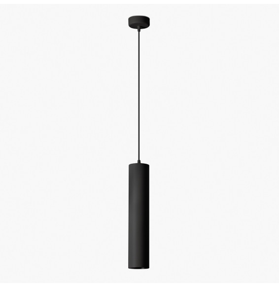 FARO - Luminaria FOST PENDANT diámetro 80 28W 18° 4000K CRI97 DALI negro