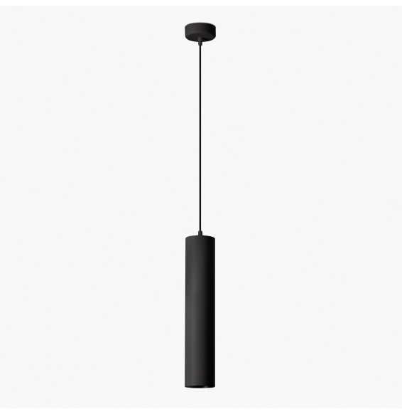 FARO - Luminaria FOST PENDANT diámetro 80 28W 18° 3000K CRI97 negro
