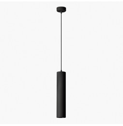 FARO - Luminaria FOST PENDANT diámetro 80 28W 18° 3000K CRI97 TRIAC negro