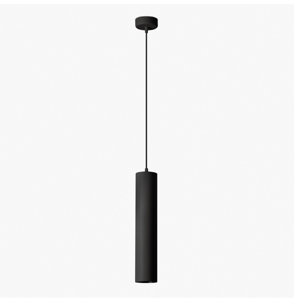 FARO - Luminaria FOST PENDANT diámetro 80 28W 18° 3000K CRI90 TRIAC negro