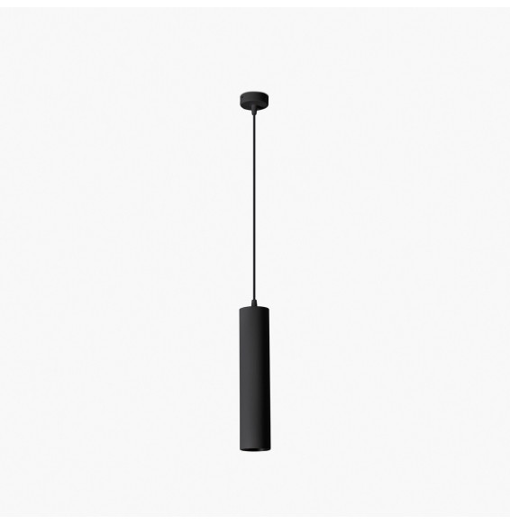 FARO - Luminaria FOST PENDANT diámetro 64 15W 35° 3000K CRI97 TRIAC negro