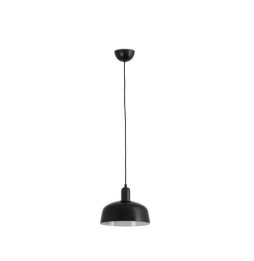 FARO - Luminaria colgante pantalla M TATAWIN 1xE27 negra