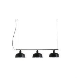 FARO - Luminaria colgante pantalla lineal M TATAWIN 3xE27 negra