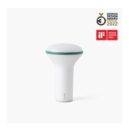 FARO - Lámpara portátil BUDDY 3W blanca / verde oscuro