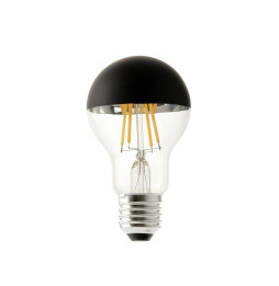 FARO - Lámpara decorativa A60 MATE E27 4W 2700K DIM negro mate
