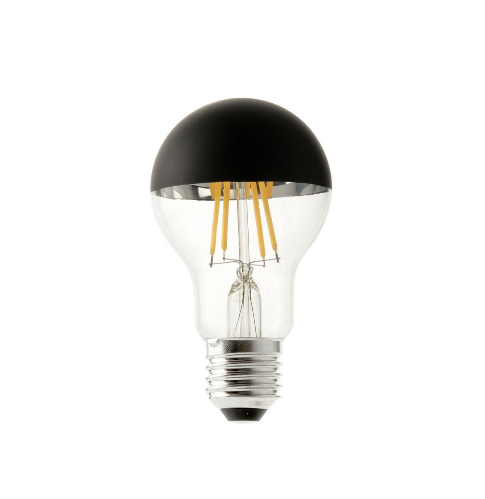 FARO - Lámpara decorativa A60 MATE E27 4W 2700K DIM negro mate