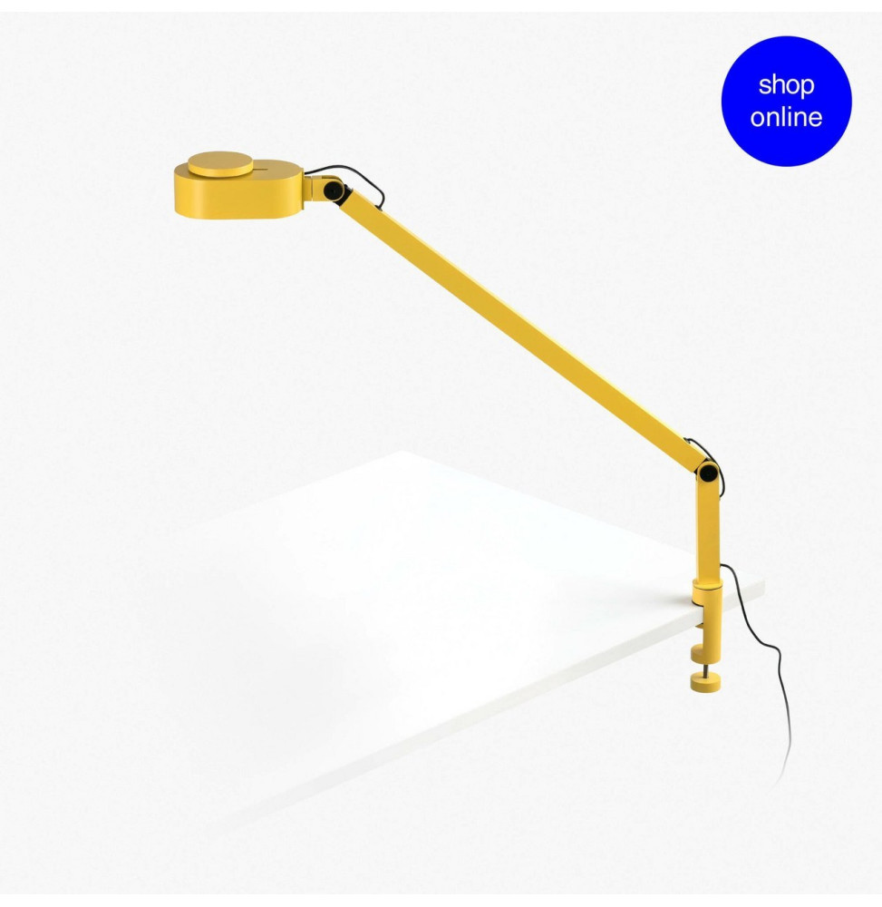 FARO - Luminaria pinza INVITING 6W 2700K-4800K amarilla