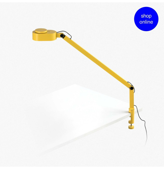 FARO - Luminaria pinza INVITING 6W 2700K-4800K amarilla