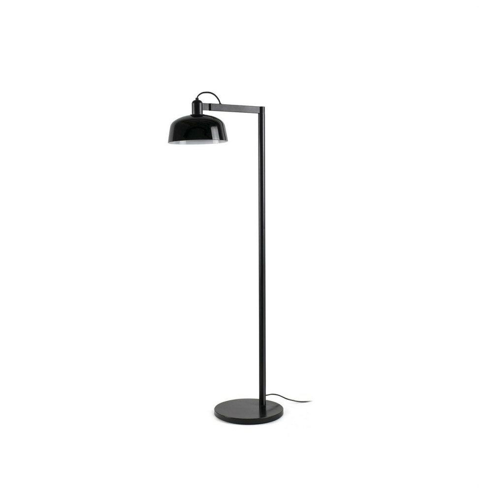 FARO - Luminaria pantalla pie de salón TATAWIN 1xE28 negra