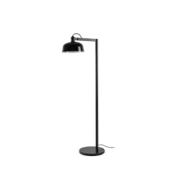 FARO - Luminaria pantalla pie de salón TATAWIN 1xE28 negra