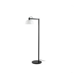 FARO - Luminaria pantalla pie de salón TATAWIN 1xE27 blanco