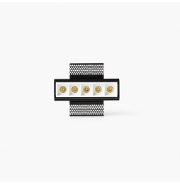 FARO - Empotrable TROOP 5x2W TRIMLESS 36° 3000K CRI90 blanco