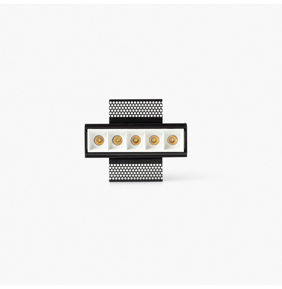 FARO - Empotrable TROOP 5x2W TRIMLESS 15° 3000K CRI90 blanco