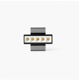 FARO - Empotrable TROOP 5x2W TRIMLESS 15° 3000K CRI90 blanco