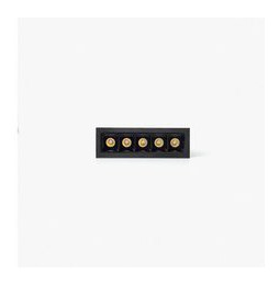 FARO - Empotrable TROOP 5x2W 36° 4000K CRI90 negro / negro