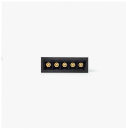 FARO - Empotrable TROOP 5x2W 48° 2700K CRI90 negro / negro