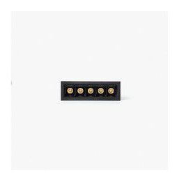 FARO - Empotrable TROOP 5x2W 48° 2700K CRI90 negro / negro