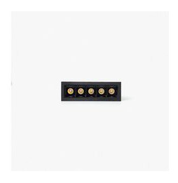 FARO - Empotrable TROOP 5x2W 36° 3000K CRI90 negro / negro
