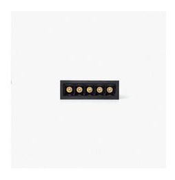 FARO - Empotrable TROOP 5x2W 15° 4000K CRI90 negro / negro