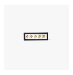 FARO - Empotrable TROOP 5x2W 48° 4000K CRI90 negro / blanco