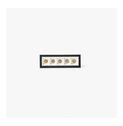 FARO - Empotrable TROOP 5x2W 15° 4000K CRI90 negro / blanco