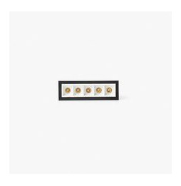 FARO - Empotrable TROOP 5x2W 36° 3000K CRI90 negro / blanco