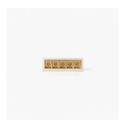 FARO - Empotrable TROOP 5x2W 48° 4000K CRI90 blanco / oro