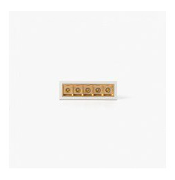 FARO - Empotrable TROOP 5x2W 15° 4000K CRI90 blanco / oro