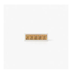 FARO - Empotrable TROOP 5x2W 15° 3000K CRI90 blanco / oro