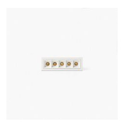 FARO - Empotrable TROOP 5x2W 48° 2700K CRI90 blanco / blanco