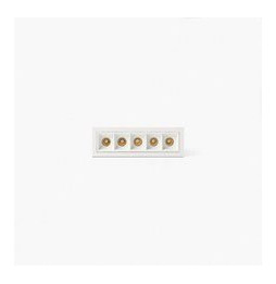 FARO - Empotrable TROOP 5x2W 36° 4000K CRI90 blanco / blanco