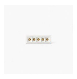 FARO - Empotrable TROOP 5x2W 36° 3000K CRI90 blanco / blanco