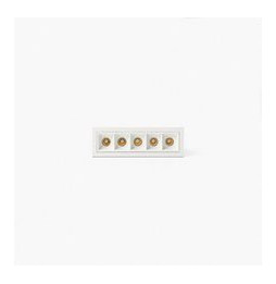FARO - Empotrable TROOP 5x2W 36° 2700K CRI90 blanco / blanco
