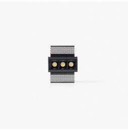 FARO - Empotrable TROOP 3x2W TRIMLESS 48° 3000K CRI90 negro