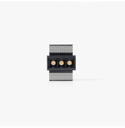 FARO - Empotrable TROOP 3x2W TRIMLESS 15° 4000K CRI90 negro