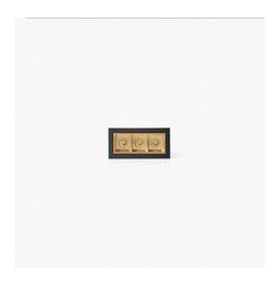 FARO - Empotrable TROOP 3x2W 48° 4000K CRI90 negro / oro