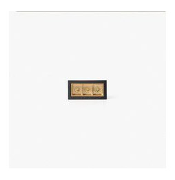FARO - Empotrable TROOP 3x2W 48° 2700K CRI90 negro / oro