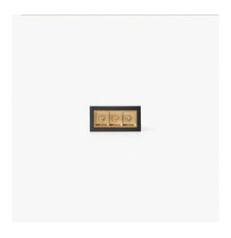FARO - Empotrable TROOP 3x2W 36° 4000K CRI90 negro / oro