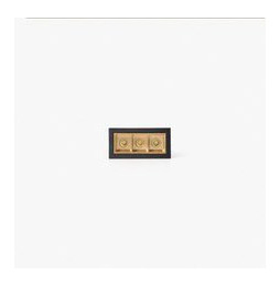 FARO - Empotrable TROOP 3x2W 36° 3000K CRI90 negro / oro