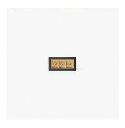FARO - Empotrable TROOP 3x2W 15° 4000K CRI90 negro / oro