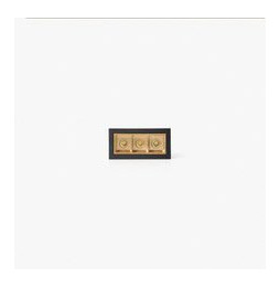 FARO - Empotrable TROOP 3x2W 15° 2700K CRI90 negro / oro