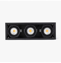 FARO - Empotrable COLIN-3 LED FOOD 72-108W BREAD 56° negro