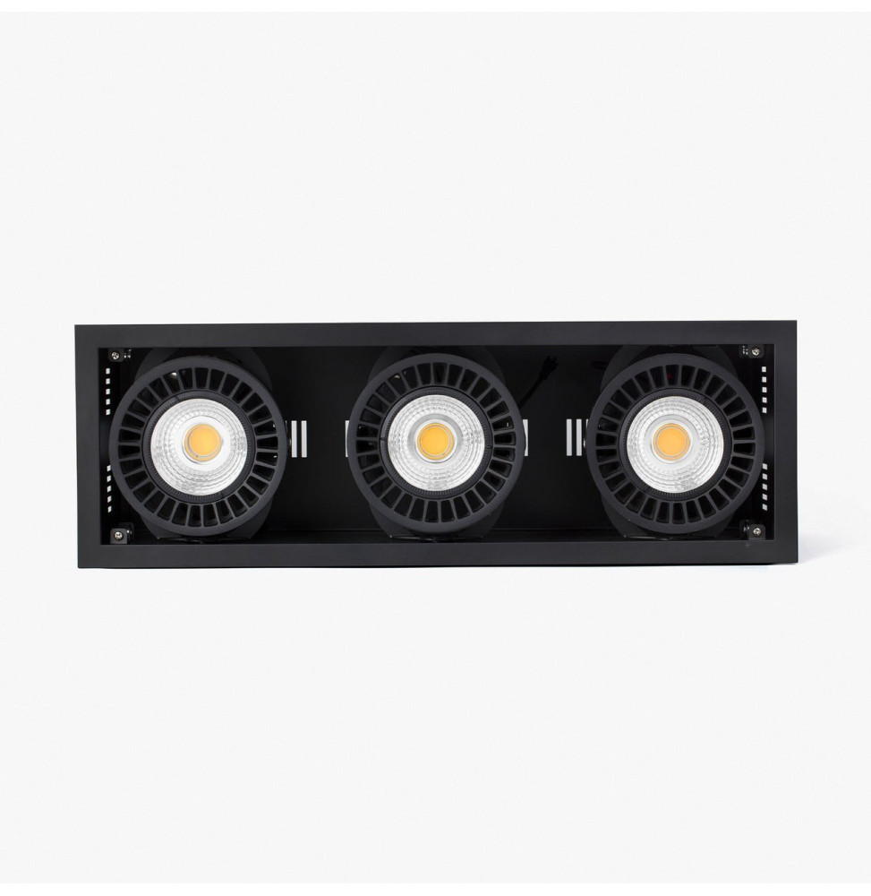 FARO - Empotrable COLIN-3 LED FOOD 72-108W BREAD 56° negro