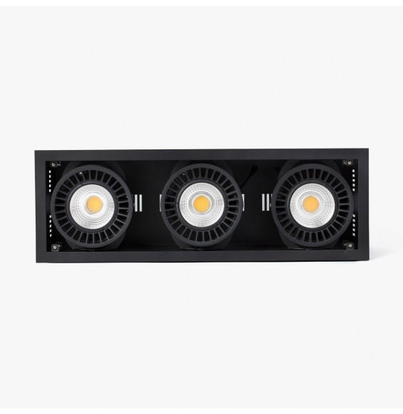 FARO - Empotrable COLIN-3 LED FOOD 72-108W BREAD 56° negro