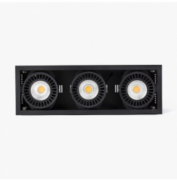FARO - Empotrable COLIN-3 LED FOOD 72-108W BREAD 56° negro