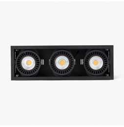FARO - Empotrable COLIN-3 LED FOOD 72-108W MEAT 20° negro